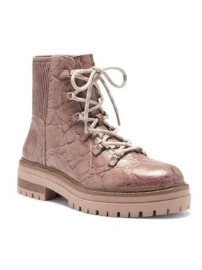 Louise et Cie Sheena Lace-up Boot In Soft Rose Size 7.5М/38